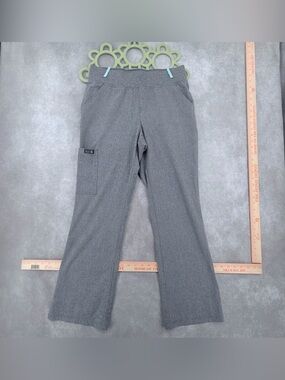 koi Gray heather Flare scrub pants women Small